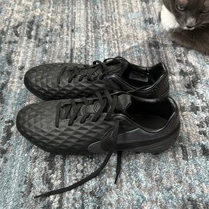 Nike Timepo Academy black cleats